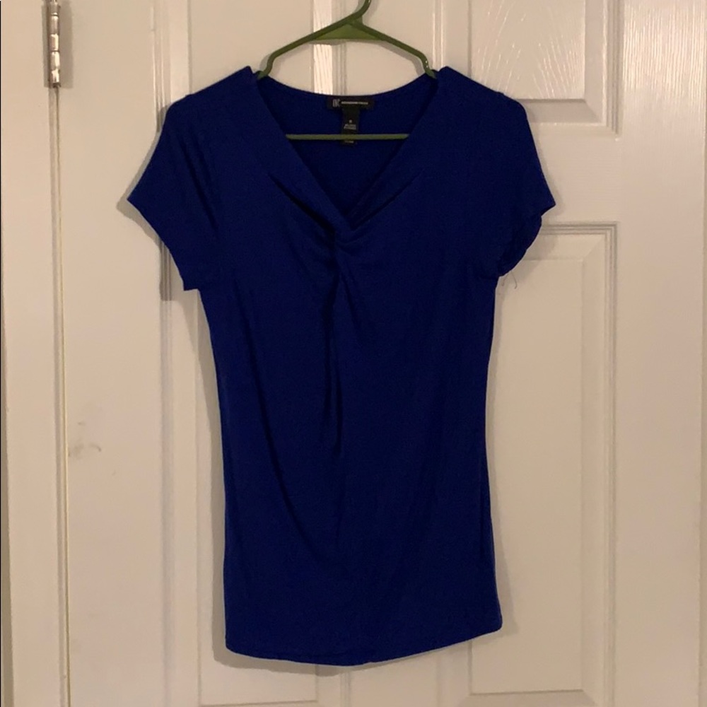 INC twist collar tee
